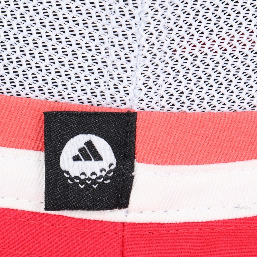 アディダス（adidas）（レディース）ゴルフ 吸汗速乾 メッシュ スプリング バケットハット KVM10-JD9896RED