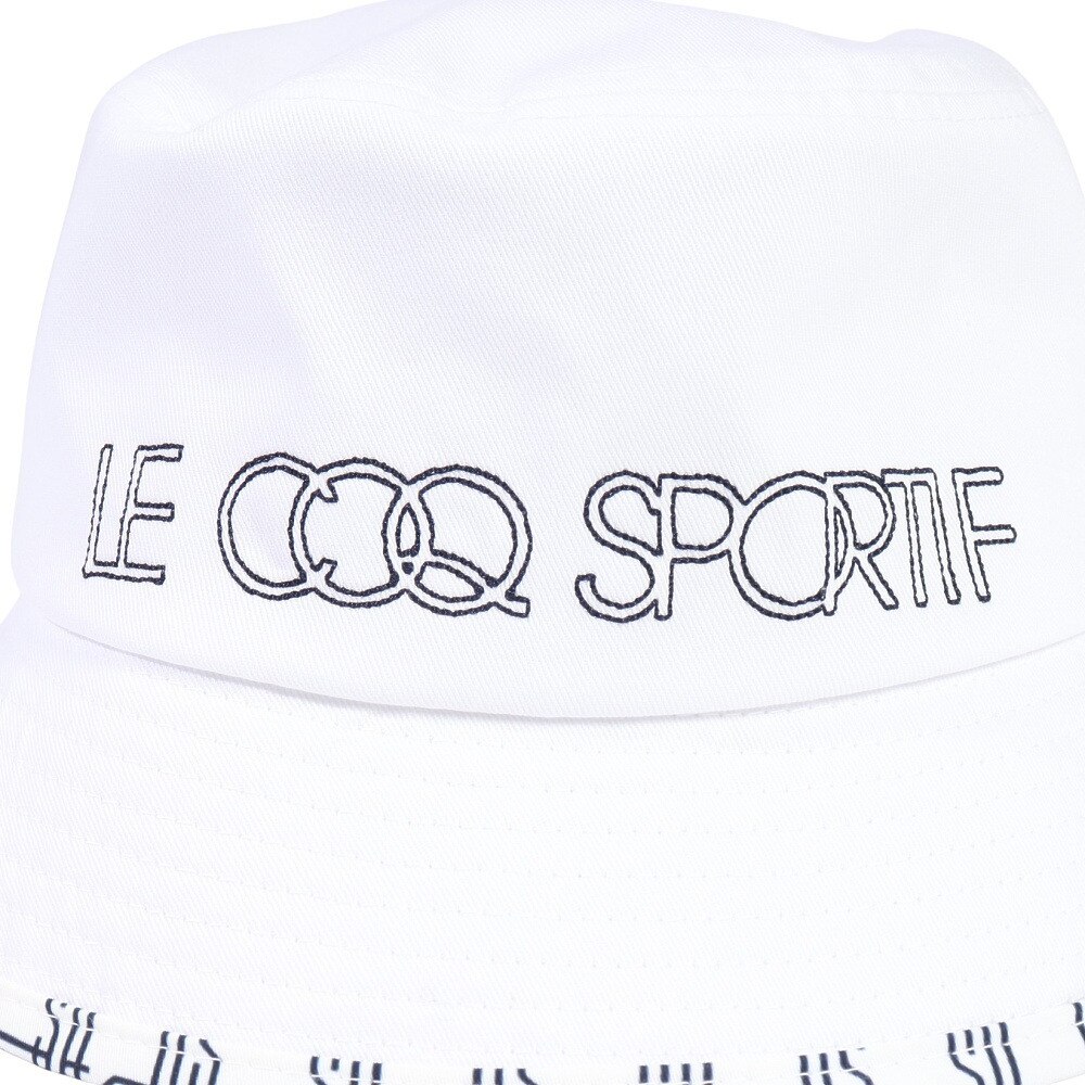 ルコックスポルティフ（lecoqsportif）（レディース）ゴルフ バケットハット LG5SCP71L WH00