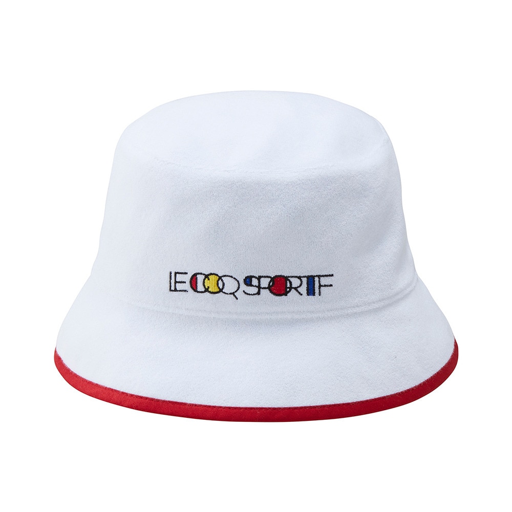 ルコックスポルティフ（lecoqsportif）（レディース）ゴルフ モンドリアン柄 リバーシブルハット LG5SCP72L WH00