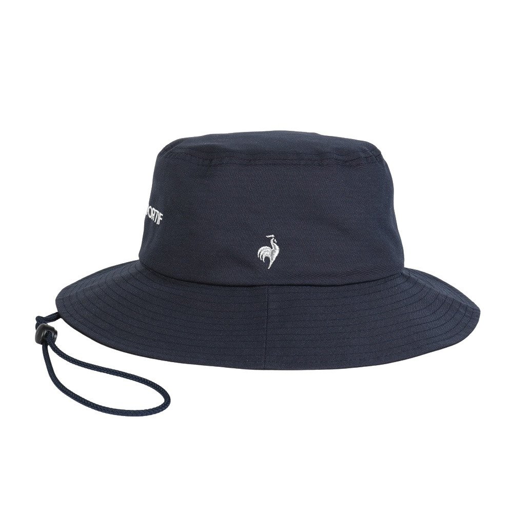 ルコックスポルティフ（lecoqsportif）（レディース）ゴルフ まぶガード ひも付き バケットハット LG6SCP71L NV00