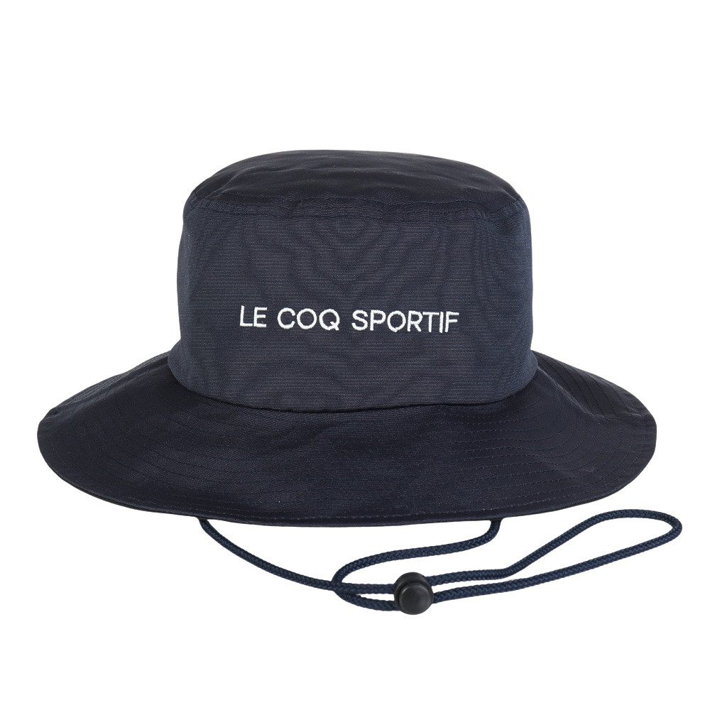 ルコックスポルティフ（lecoqsportif）（レディース）ゴルフ まぶガード ひも付き バケットハット LG6SCP71L NV00