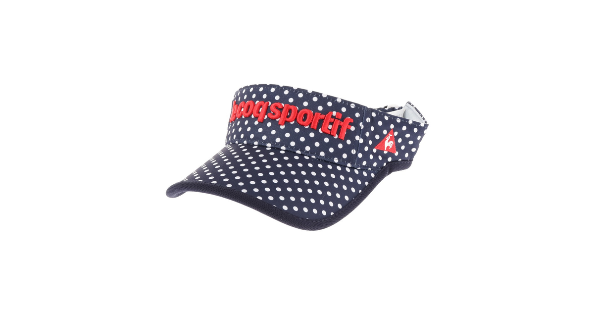 ドット柄バイザー Qgcqjc52 Nv00 ルコック スポルティフ ヴィクトリア