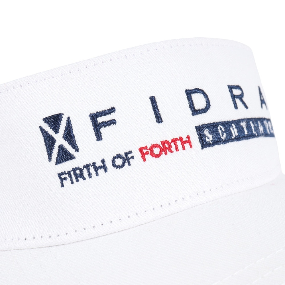 フィドラ（FIDRA）（レディース）ゴルフ ツイルバイザー FD5KWD12 WHT