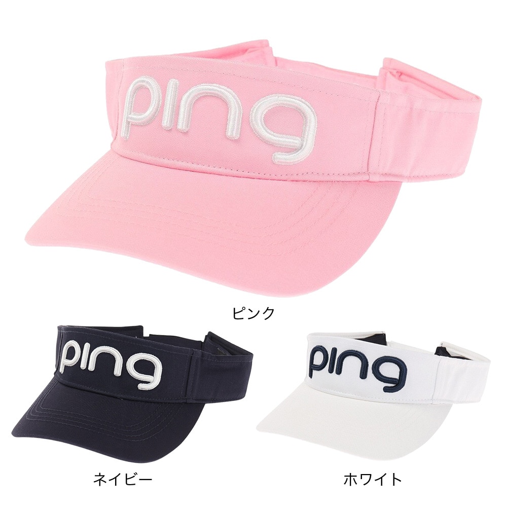 ピン（PING）（レディース）ゴルフ Deo.0 レディースバイザー HW-L222 PK 36180
