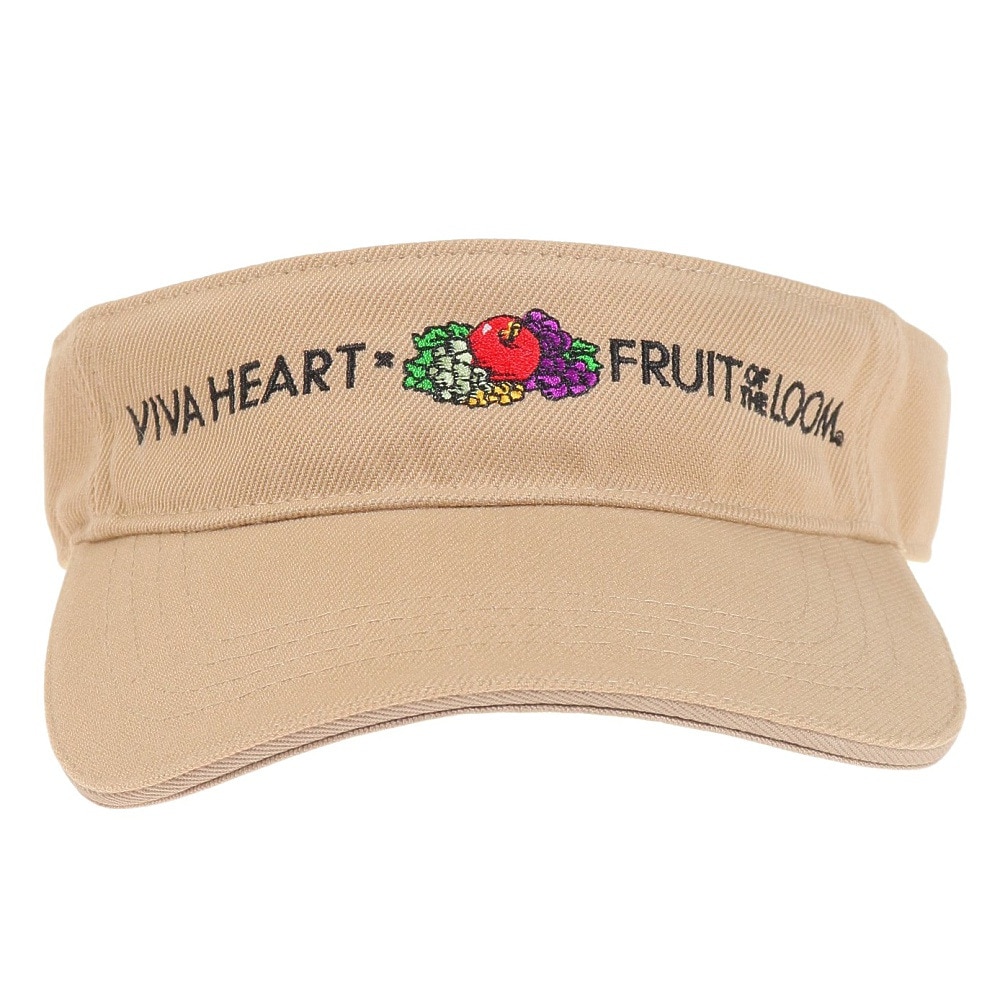 ビバハート（VIVA HEART）（レディース）ゴルフ FRUIT OF THE LOOM コラボバイザー 013-58201-052