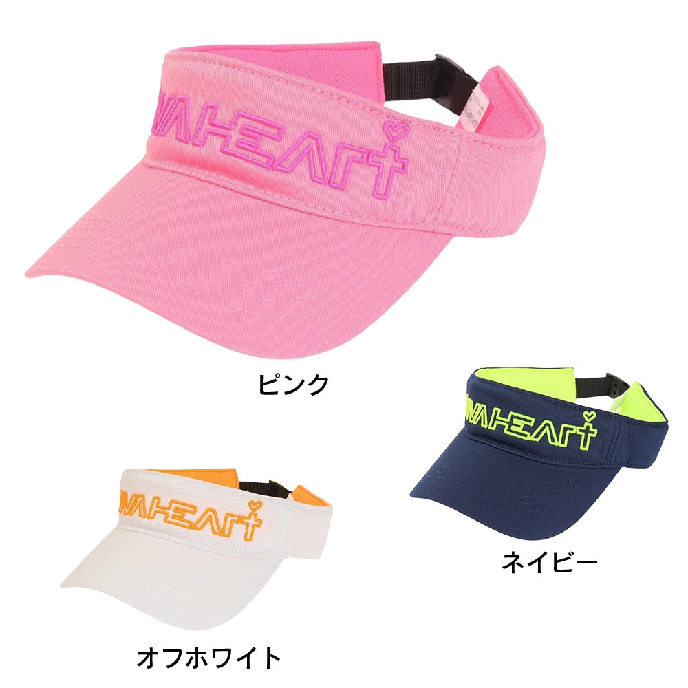 ビバハート（VIVA HEART）（レディース）ゴルフ レディース ベーシックバイザー 013-58260-005