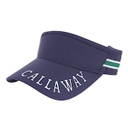 キャロウェイ（CALLAWAY）（レディース）ゴルフ 吸汗 速乾 ロゴ刺繍バイザー C23191215-1120