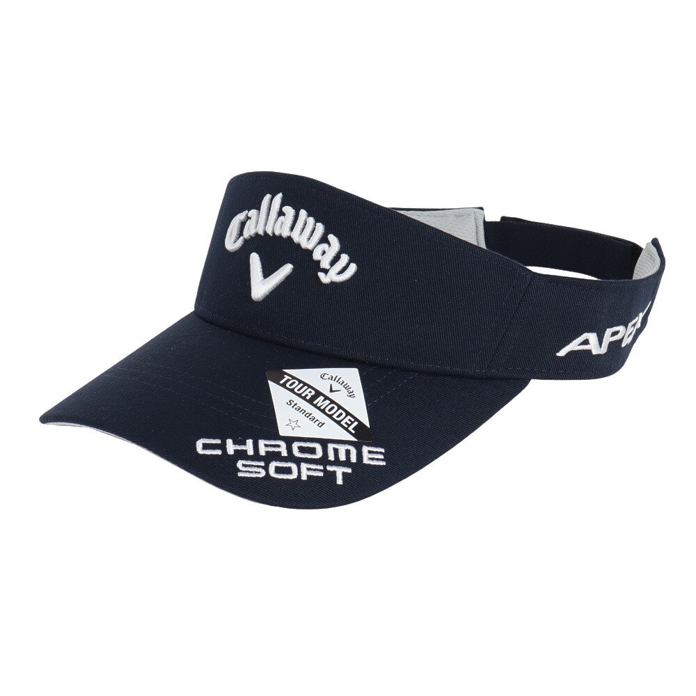 キャロウェイ（CALLAWAY）（レディース）ゴルフ 吸汗 速乾 軽量 TOUR TW バイザー JM C23990205-1120