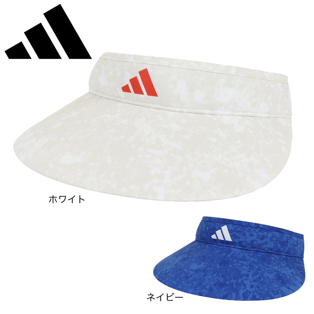 アディダス（adidas）（レディース）ゴルフ 吸湿 幅広つば ワイドブリム グラフィックバイザー EEU05-HS5467