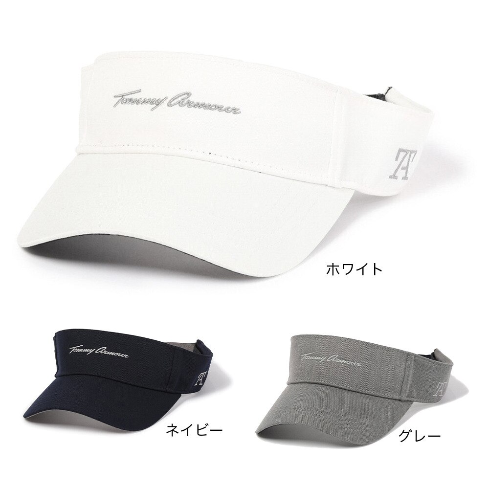 トミーアーマー（Tommy Armour）（レディース）ゴルフ サンバイザー TAST23S080009 WHT