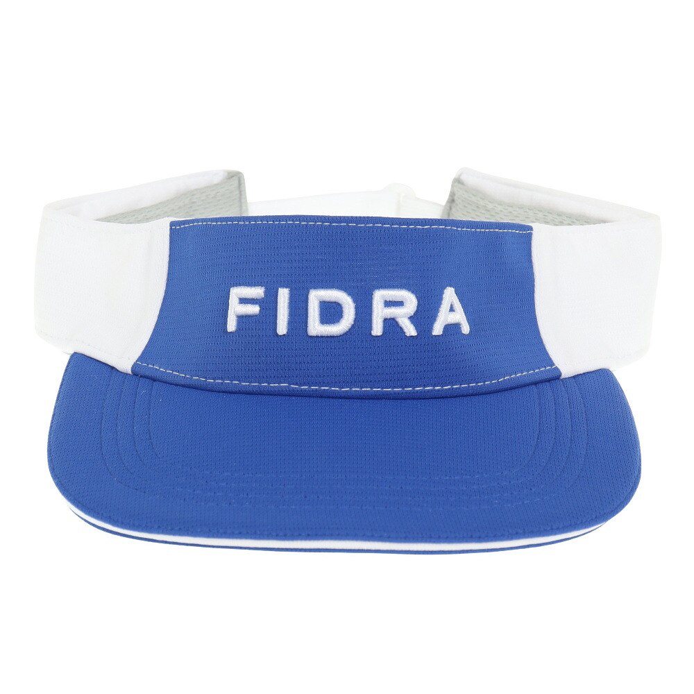 フィドラ（FIDRA）（レディース）ゴルフ 吸汗 速乾 接触冷感 ピンメッシュバイザー FD5PWD12 BLU