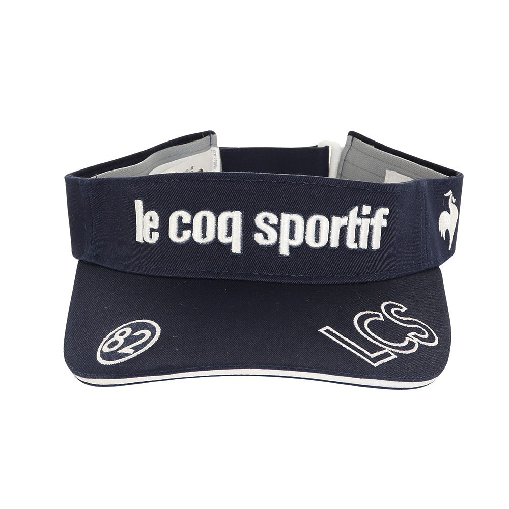 ルコックスポルティフ le coq sportif ゴルフ サンバイザー レディース 定番ロゴサンバイザー QGCVJC50