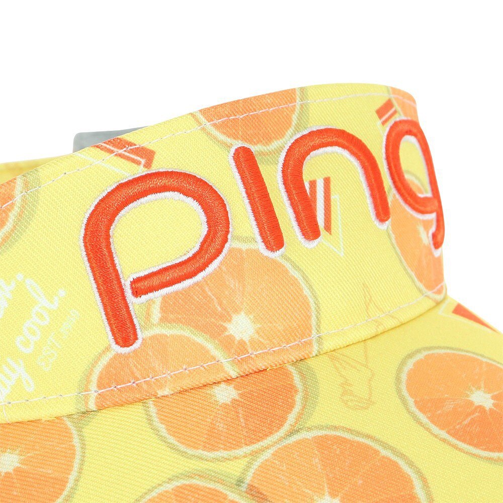 ピン（PING）（レディース）ゴルフ フレッシュフルーツバイザー オレンジ HW-A2308 FフルーツVISOR OR 36811