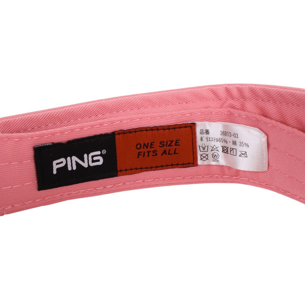 ピン（PING）（レディース）ゴルフ ツアーサンバイザー HW-L2302 DEO.0 VISOR PNK 36813