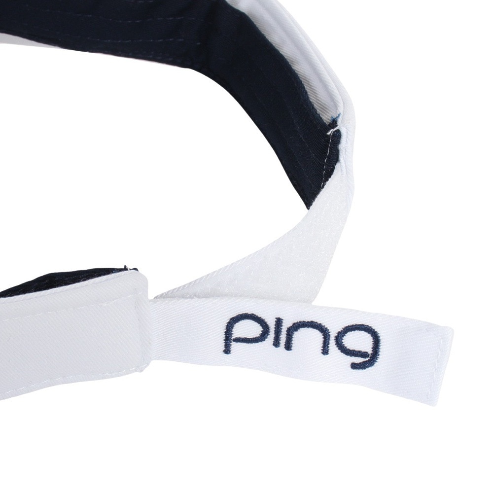 ピン（PING）（レディース）ゴルフ ツアーサンバイザー HW-L2302 DEO.0 VISOR WH 36813