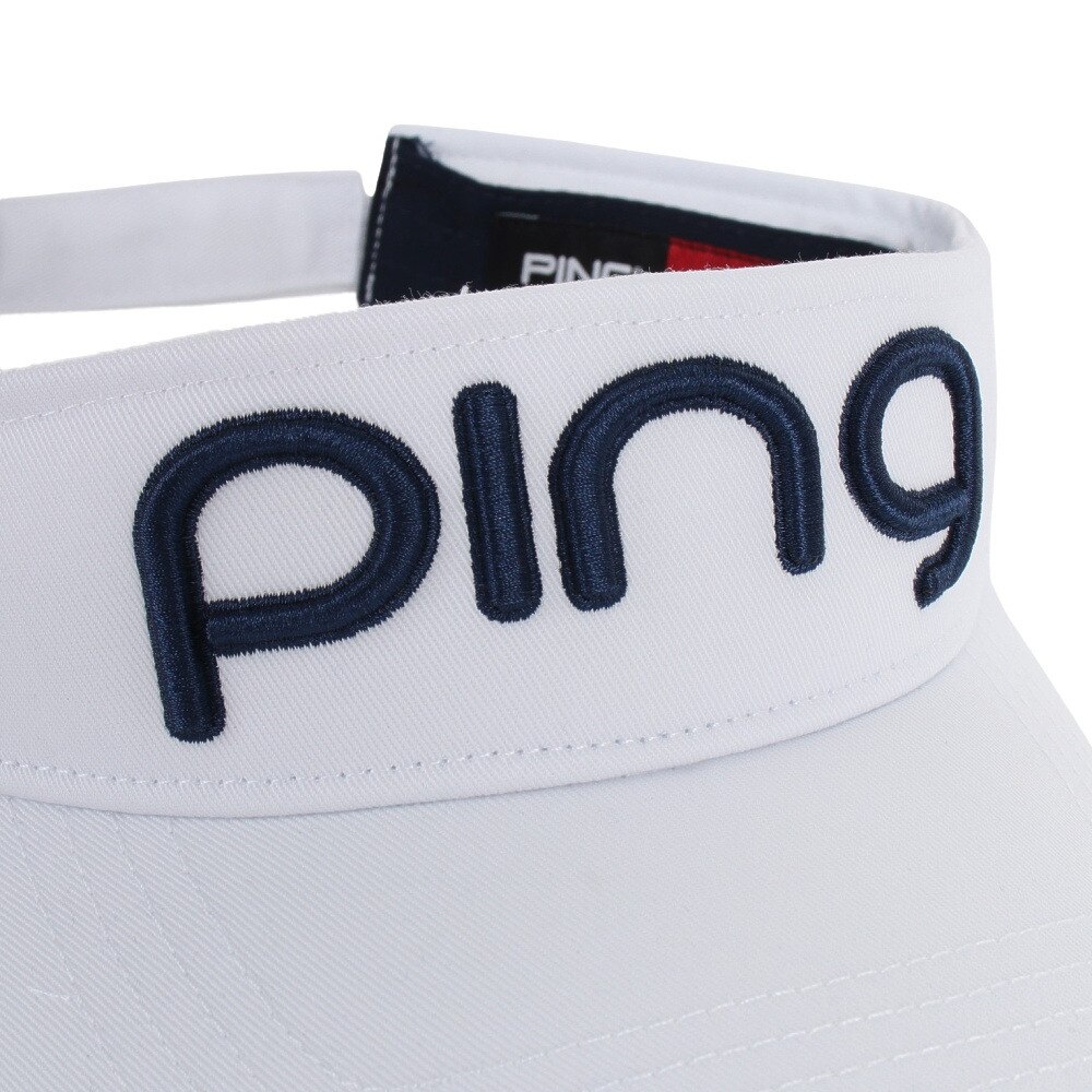 ピン（PING）（レディース）ゴルフ ツアーサンバイザー HW-L2302 DEO.0 VISOR WH 36813