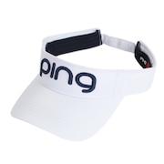 ピン（PING）（レディース）ゴルフ ツアーサンバイザー HW-L2302 DEO.0 VISOR WH 36813