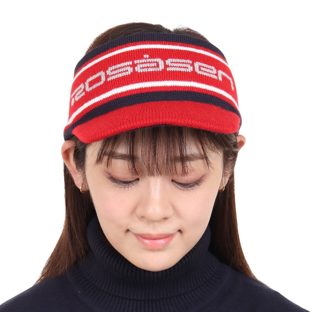 ROSASEN（レディース）ゴルフ ニットバイザー 046-59061-063