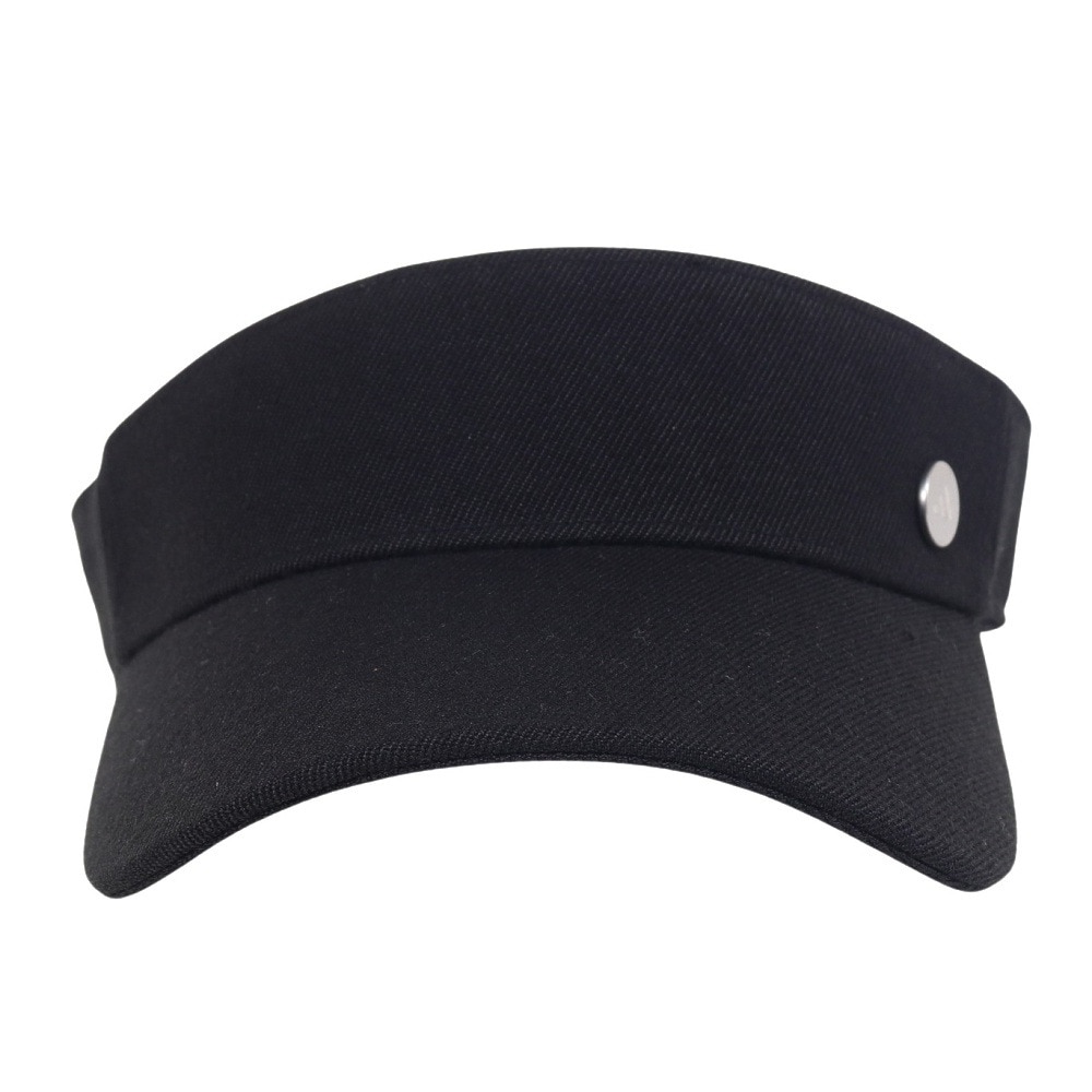 アディダス（adidas）（レディース）ゴルフ 吸湿 メタルロゴ リボンバイザー MMS57-IA9624BK