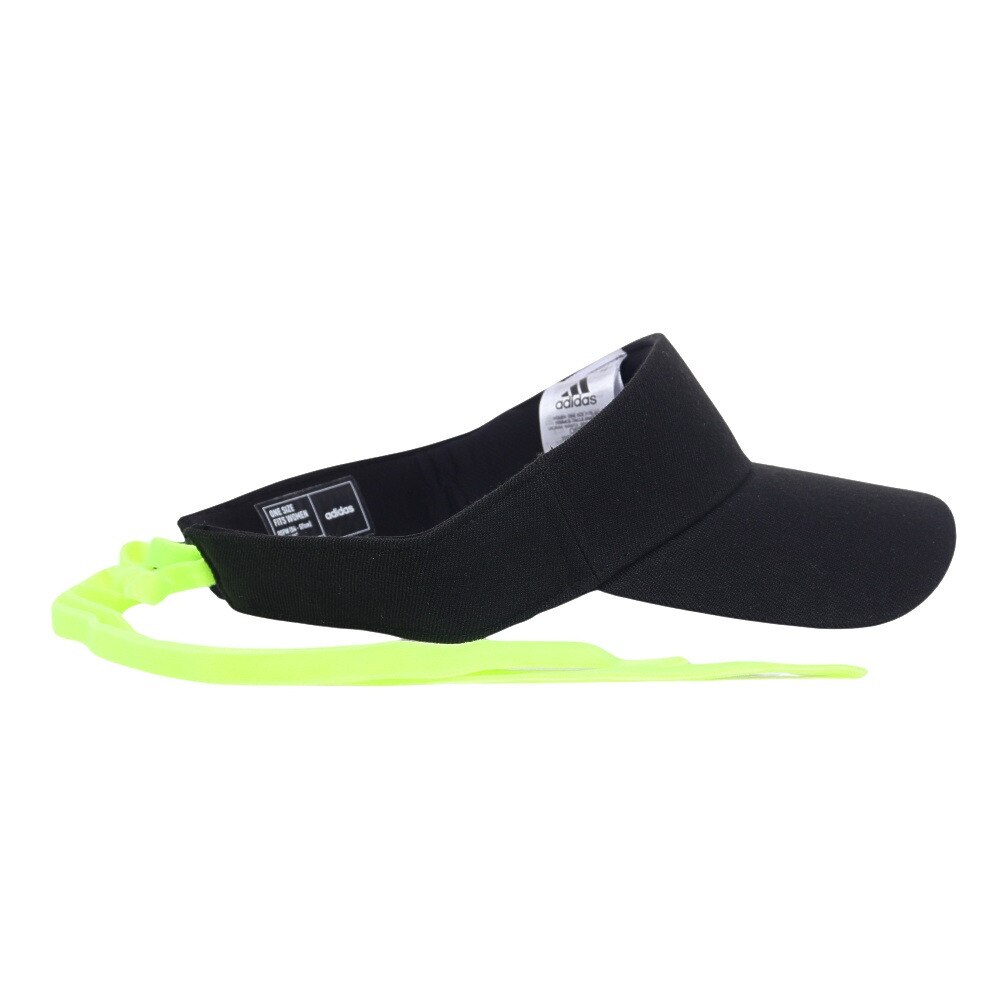 アディダス（adidas）（レディース）ゴルフ 吸湿 メタルロゴ リボンバイザー MMS57-IA9624BK
