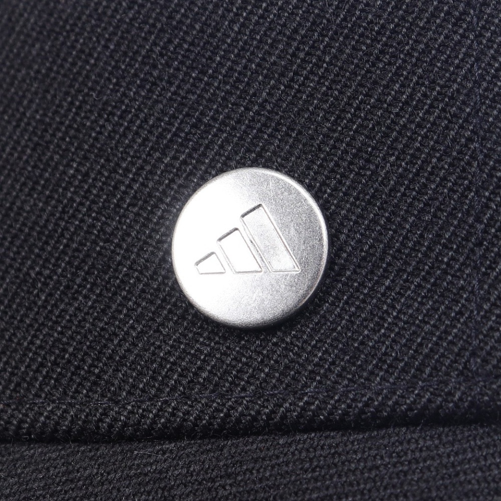 アディダス（adidas）（レディース）ゴルフ 吸湿 メタルロゴ リボンバイザー MMS57-IA9624BK