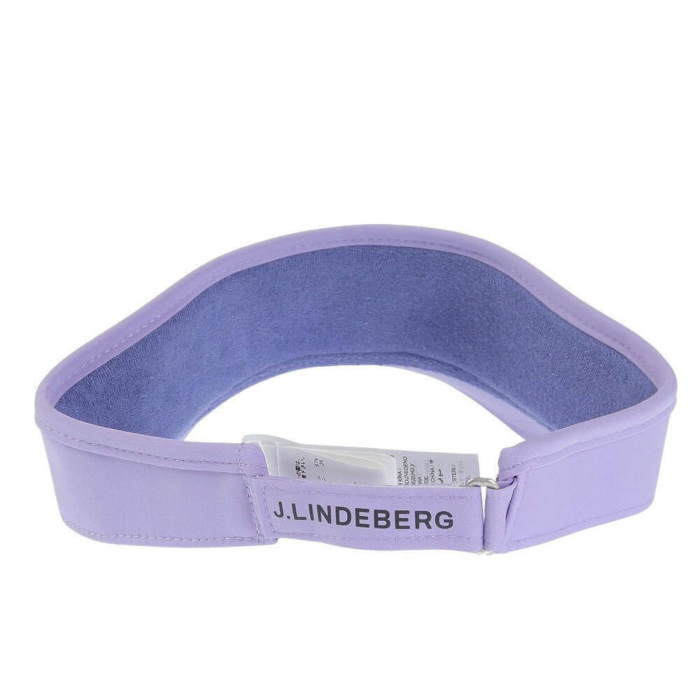 J.LINDEBERG（レディース）ゴルフ 速乾 ロゴバイザー 073-59861-081