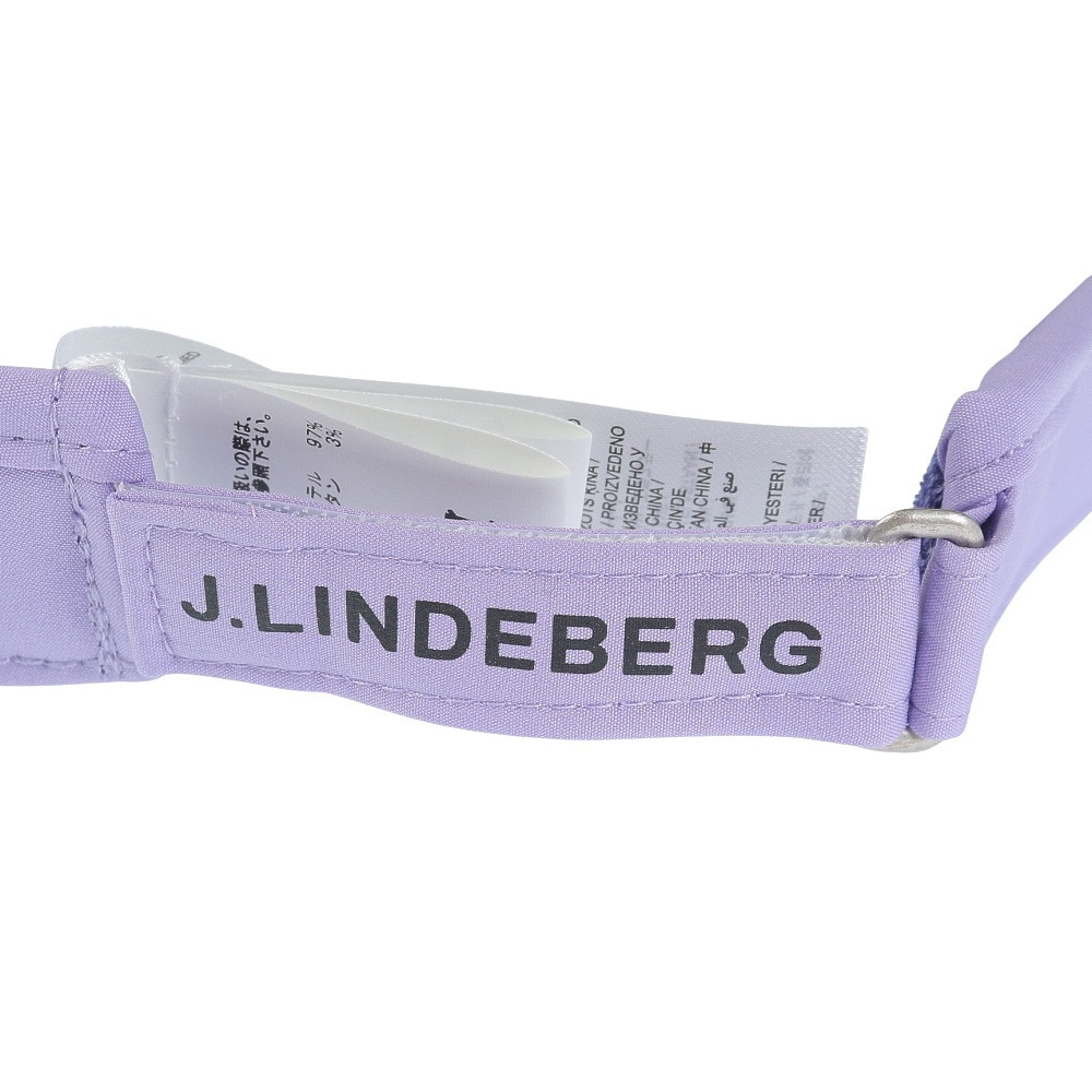 J.LINDEBERG（レディース）ゴルフ 速乾 ロゴバイザー 073-59861-081