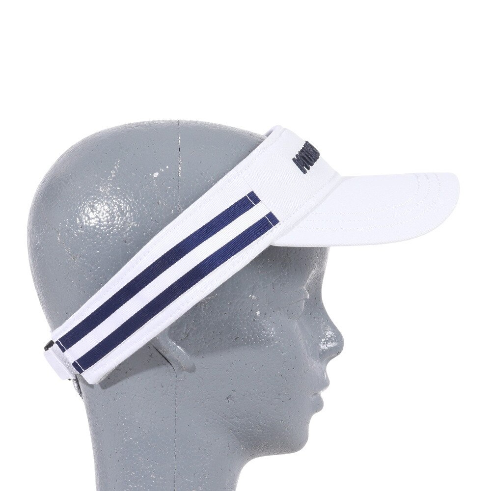 マンシングウエア（MUNSING WEAR）（レディース）ゴルフ 帽子 コットン ロゴバイザー MGCWJC50 WH00