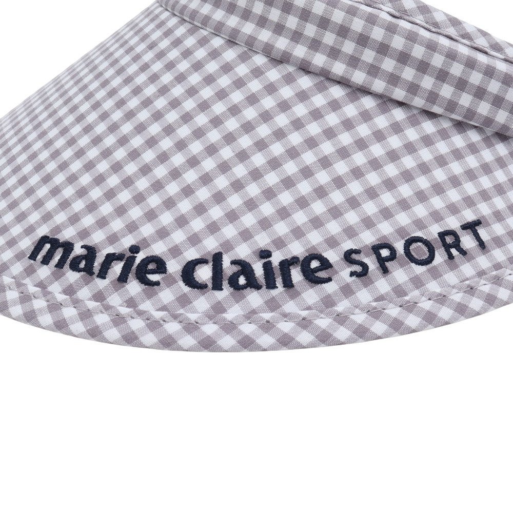 マリ・クレール スポール（marie claire sport）（レディース）ゴルフ UVクリップバイザー 714902-GY