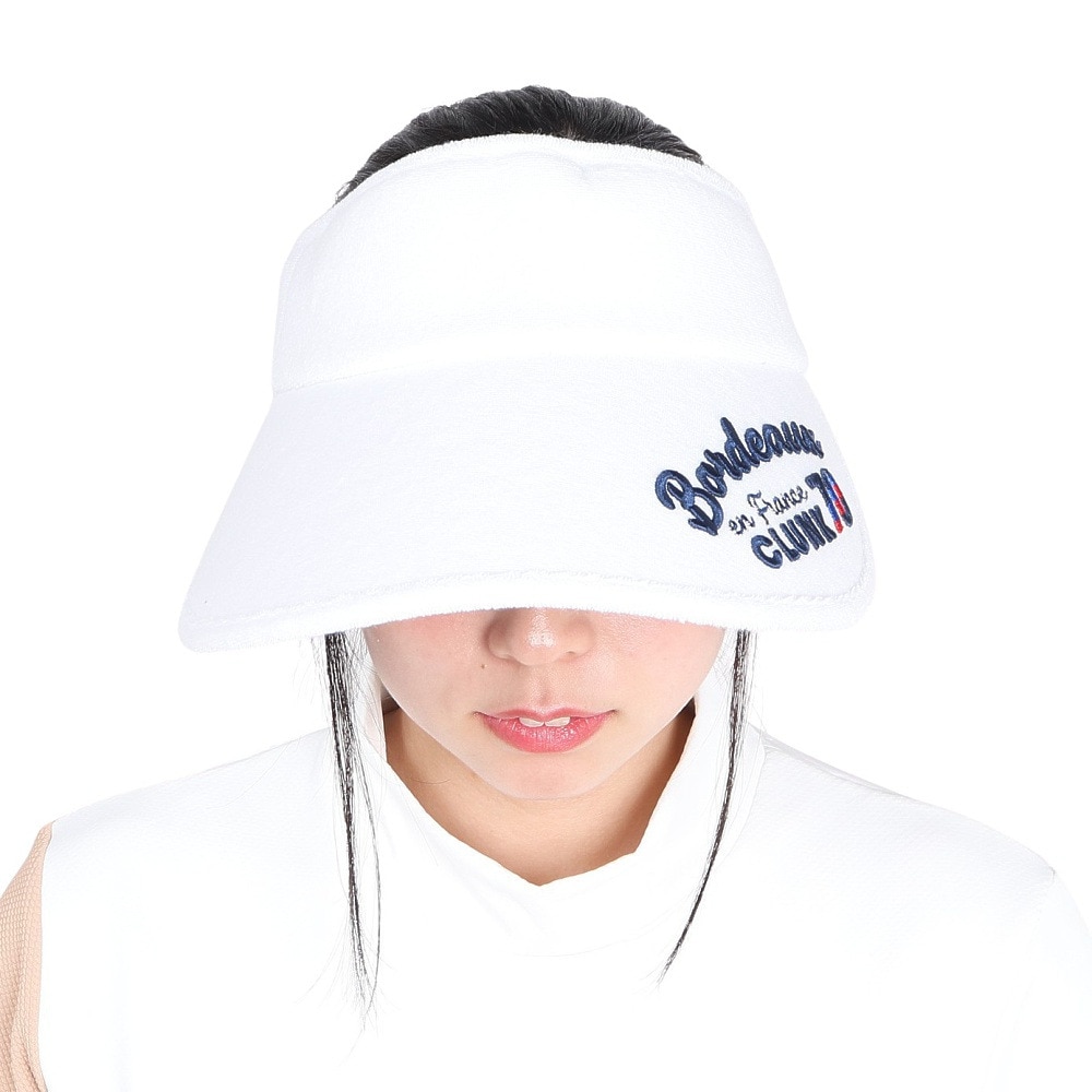 クランク（CLUNK）（レディース）ゴルフ パイルワイドバイザー CL5RWD20 WHT
