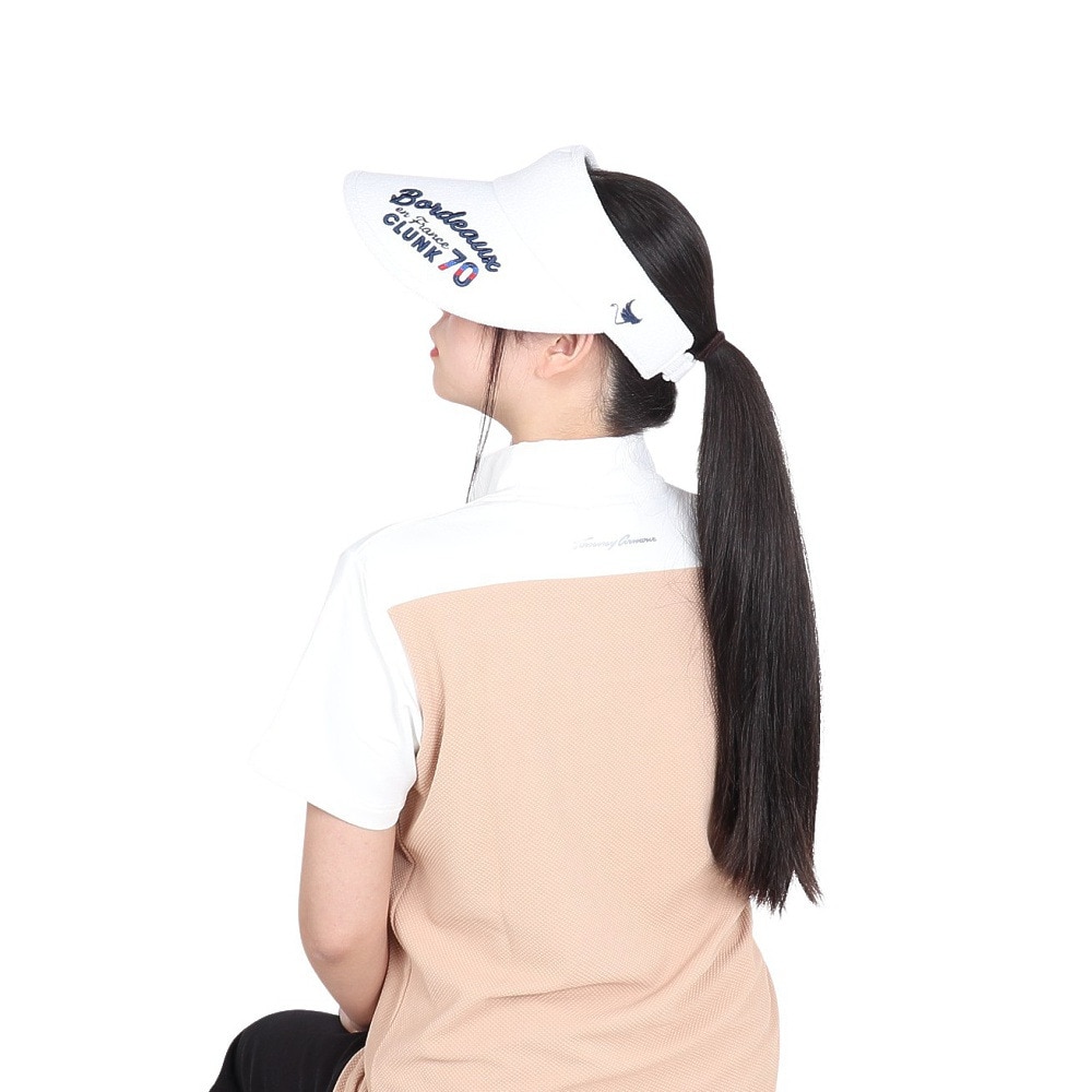 クランク（CLUNK）（レディース）ゴルフ パイルワイドバイザー CL5RWD20 WHT