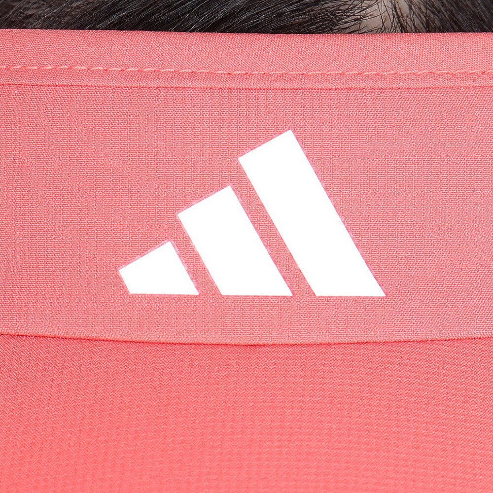 アディダス（adidas）（レディース）ゴルフ ワイドブリムバイザー DKL29-IT8876RED