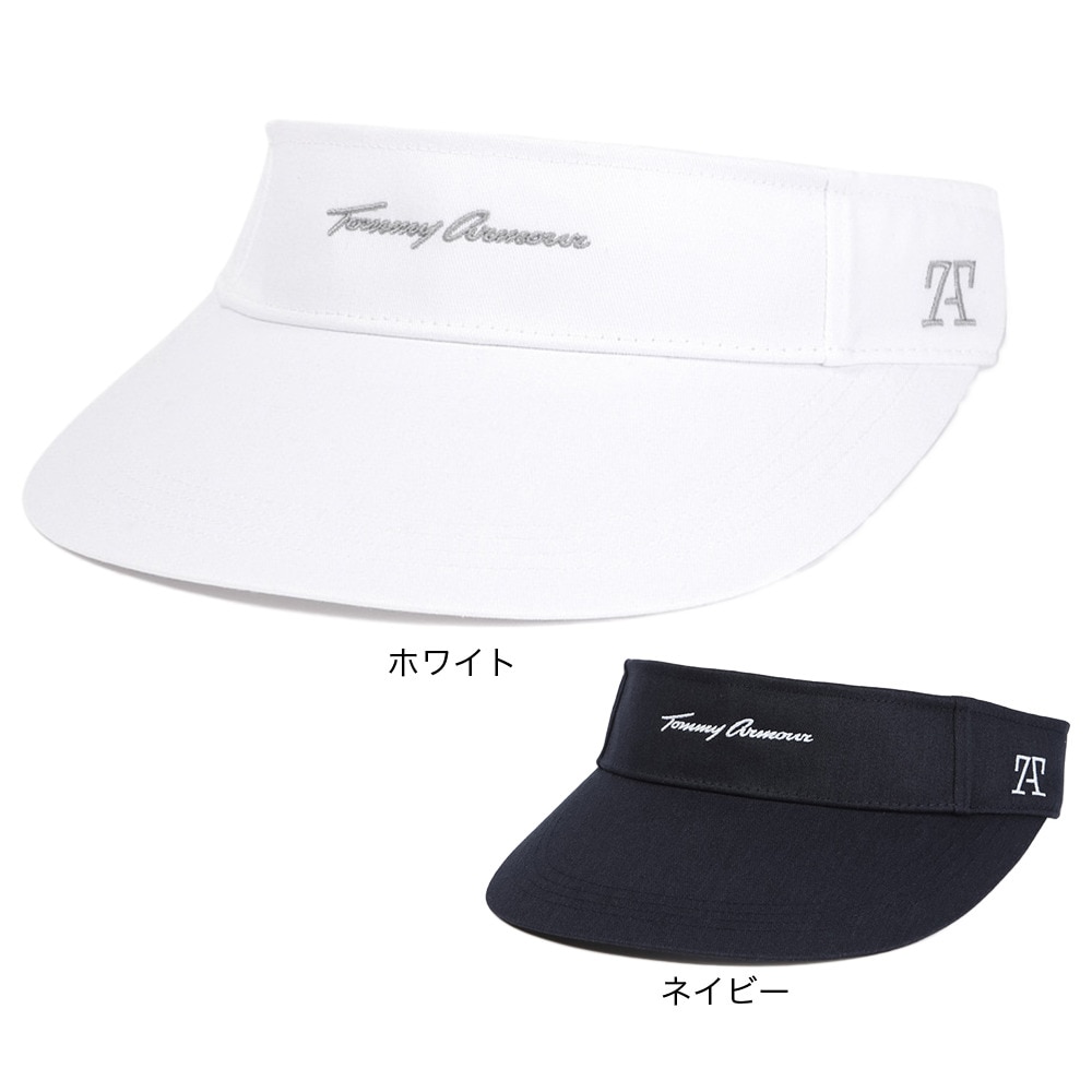 トミーアーマー（Tommy Armour）（レディース）ゴルフ ベーシックバイザー TAST24B080111 WHT