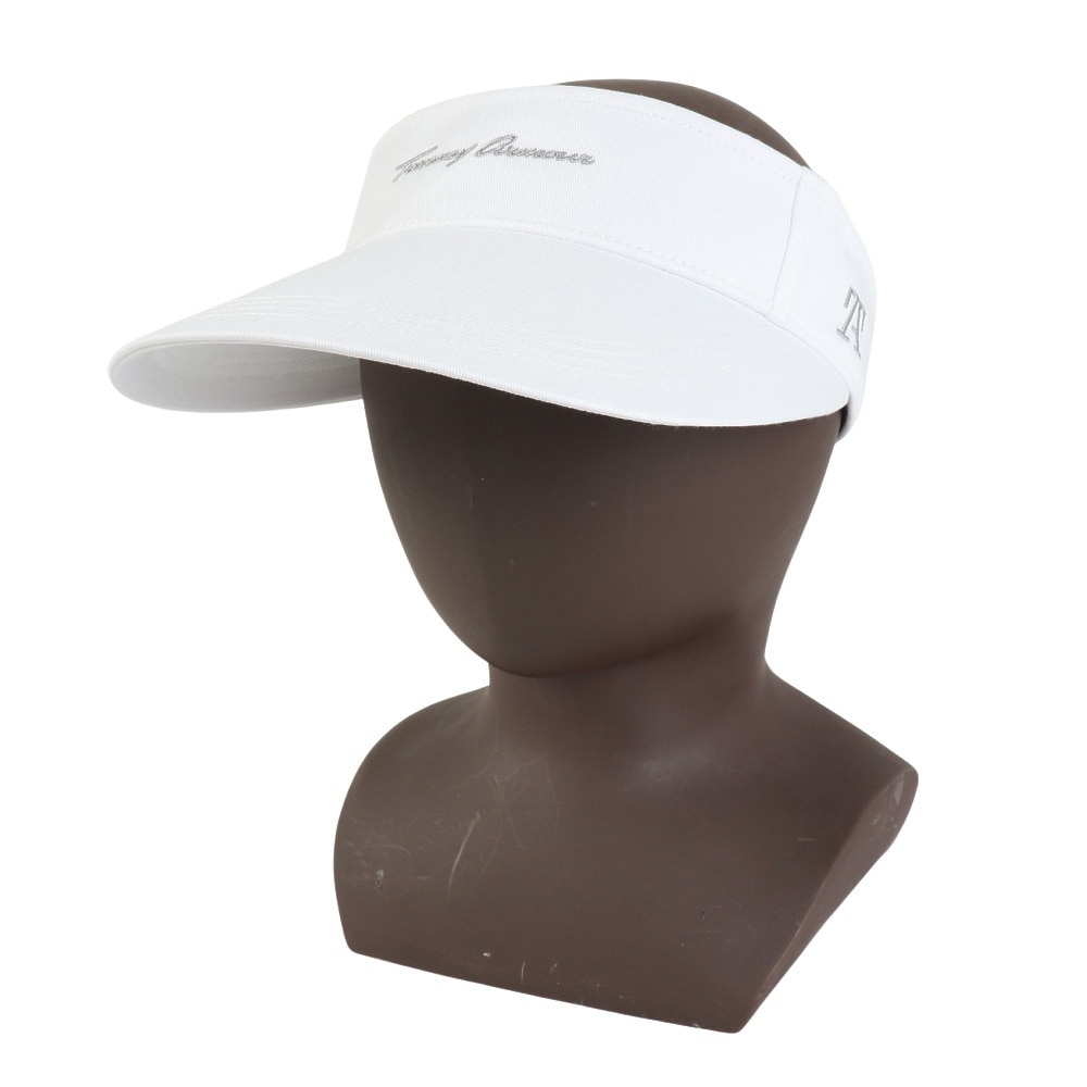 トミーアーマー（Tommy Armour）（レディース）ゴルフ ベーシックバイザー TAST24B080111 WHT