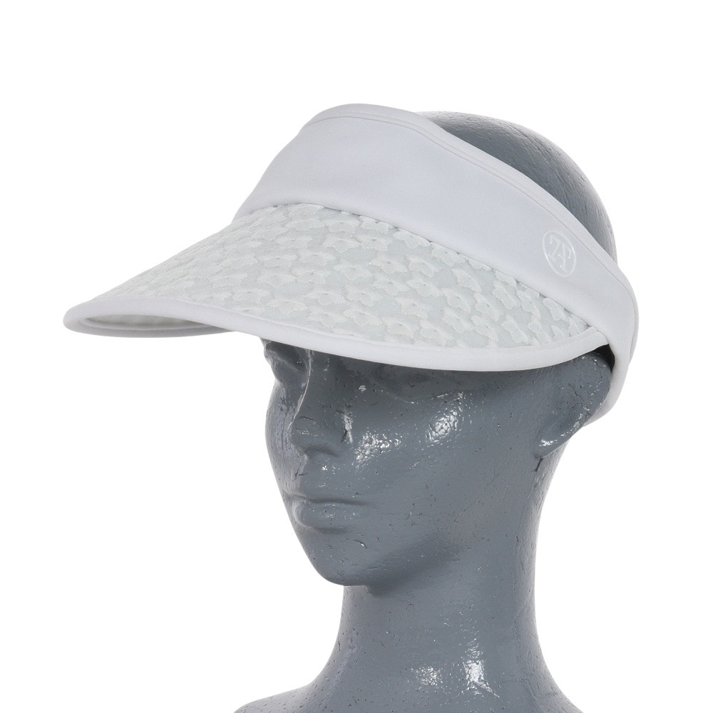 トミーアーマー（Tommy Armour）（レディース）ゴルフ 吸汗速乾 レースバイザー TAST24S080009 WHT