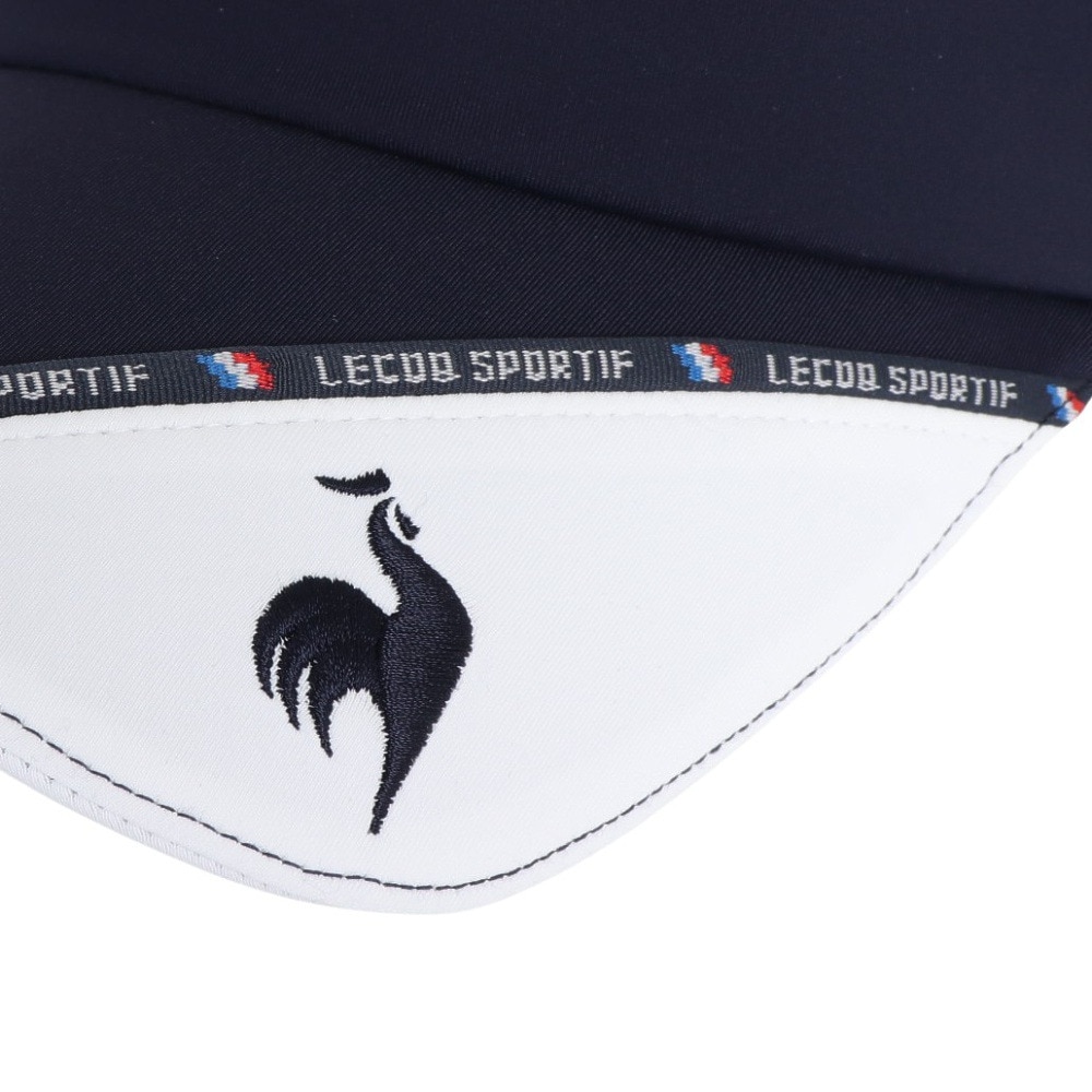 ルコックスポルティフ（lecoqsportif）（レディース）ゴルフ ロゴパイピングサンバイザー QGCXJC52 NV00
