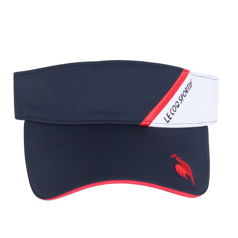 ルコックスポルティフ（lecoqsportif）（レディース）ゴルフ シーズンモチーフ 切り替えサンバイザー QGCXJC54 NV00