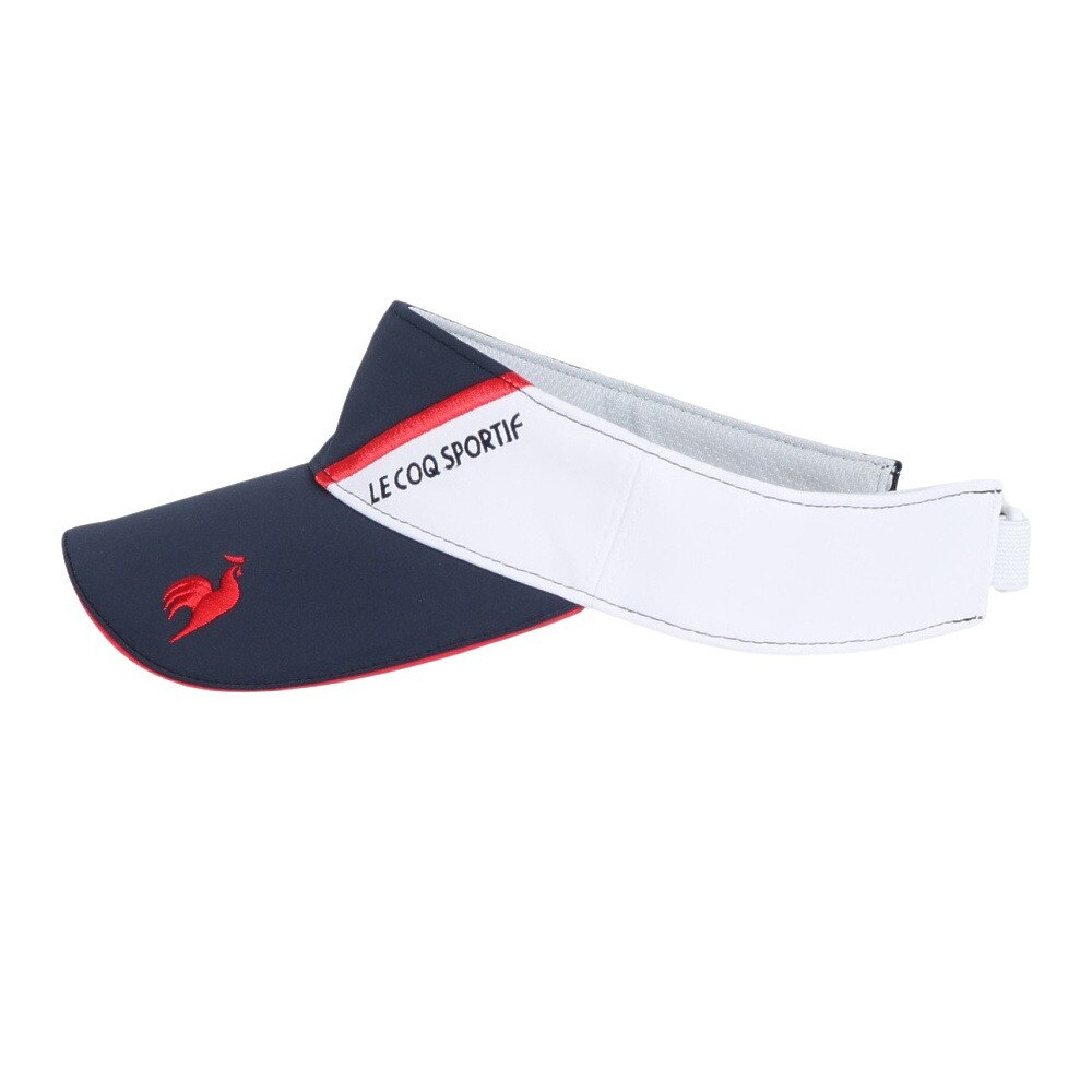 ルコックスポルティフ（lecoqsportif）（レディース）ゴルフ シーズンモチーフ 切り替えサンバイザー QGCXJC54 NV00