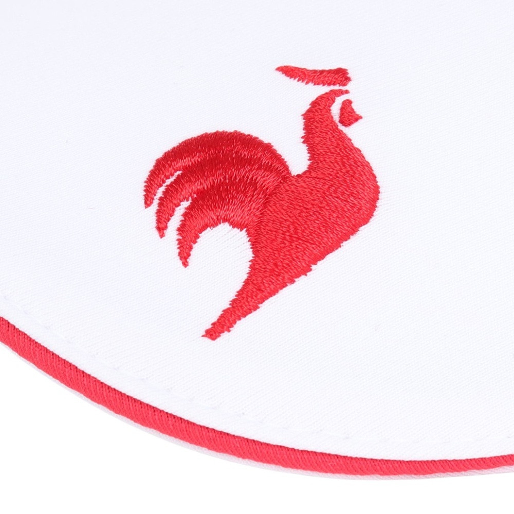 ルコックスポルティフ（lecoqsportif）（レディース）ゴルフ シーズンモチーフ 切り替えサンバイザー QGCXJC54 WH00