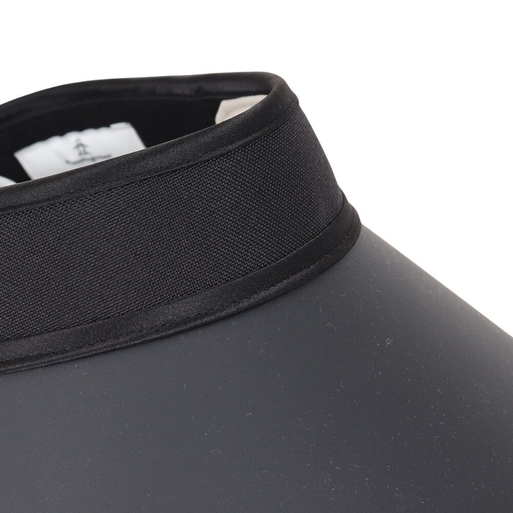 マンシングウエア（MUNSING WEAR）（レディース）ゴルフ UVケア セルツババイザー MGCXJC53W BK00