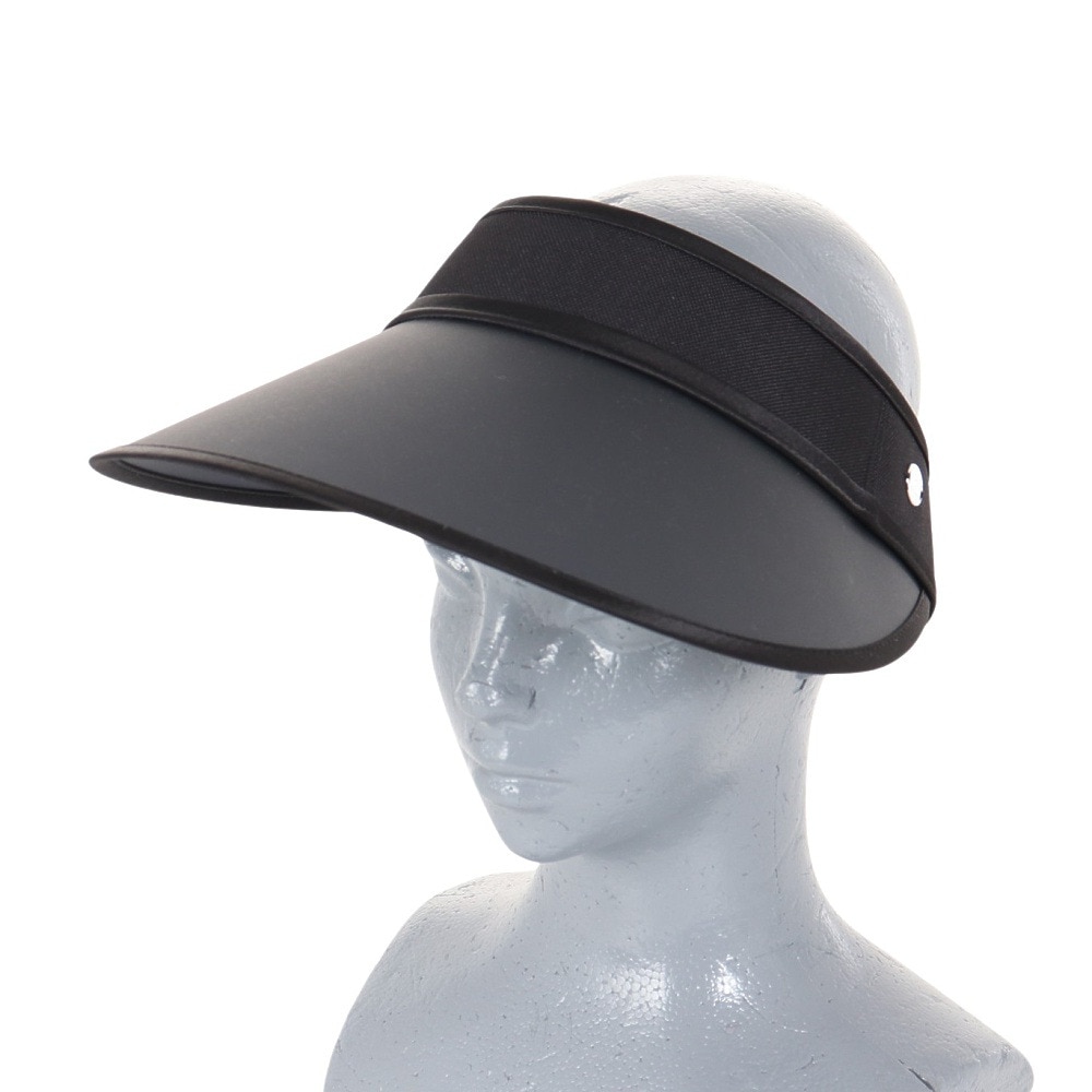マンシングウエア（MUNSING WEAR）（レディース）ゴルフ UVケア セルツババイザー MGCXJC53W BK00