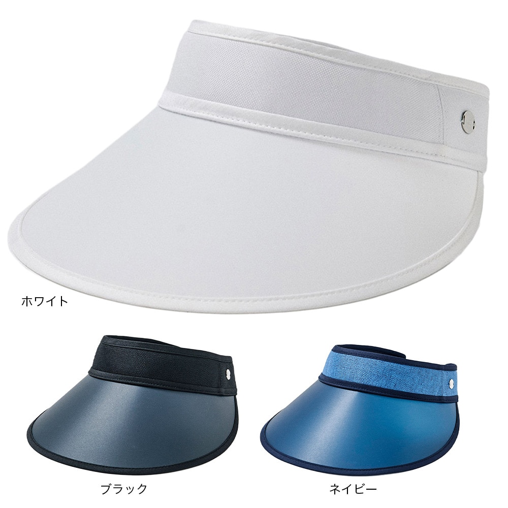 マンシングウエア（MUNSING WEAR）（レディース）ゴルフ UVケア セルツババイザー MGCXJC53W WH00