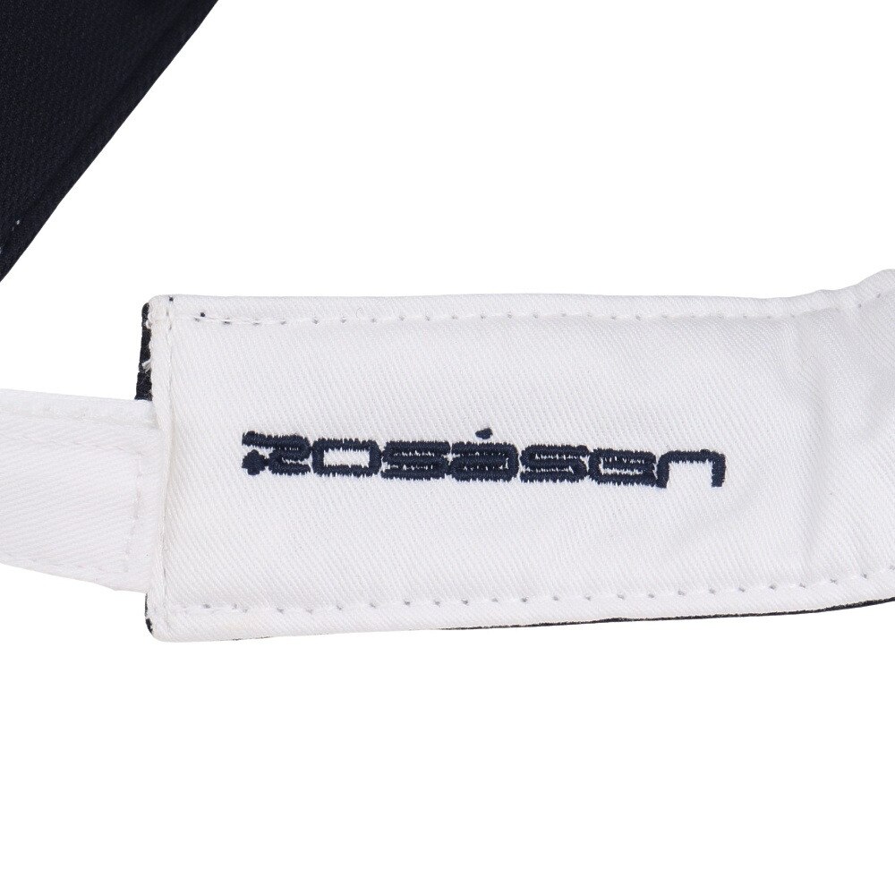 ROSASEN（レディース）ゴルフ 吸水 速乾 コットン ツイルバイザー 046-52862-005-24AW