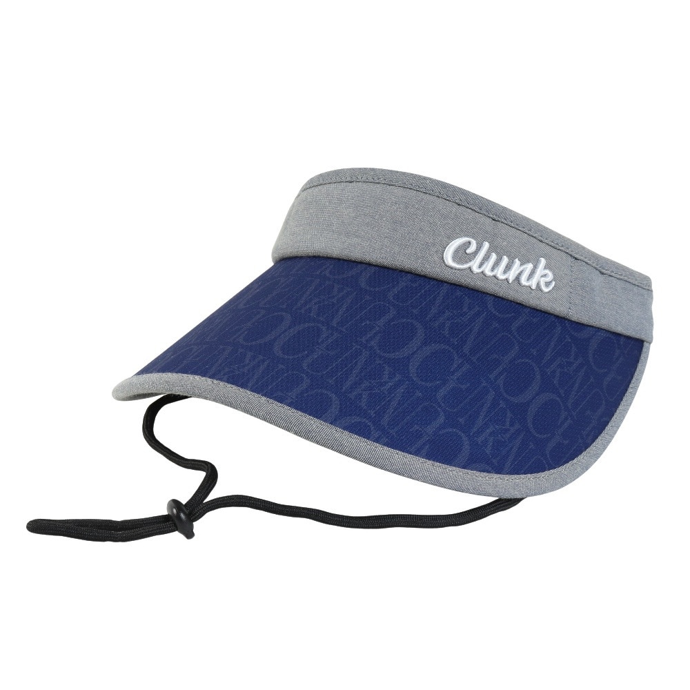 クランク（CLUNK）（レディース）ゴルフ シャンブレーワイドバイザー CL5TWD03 NVY