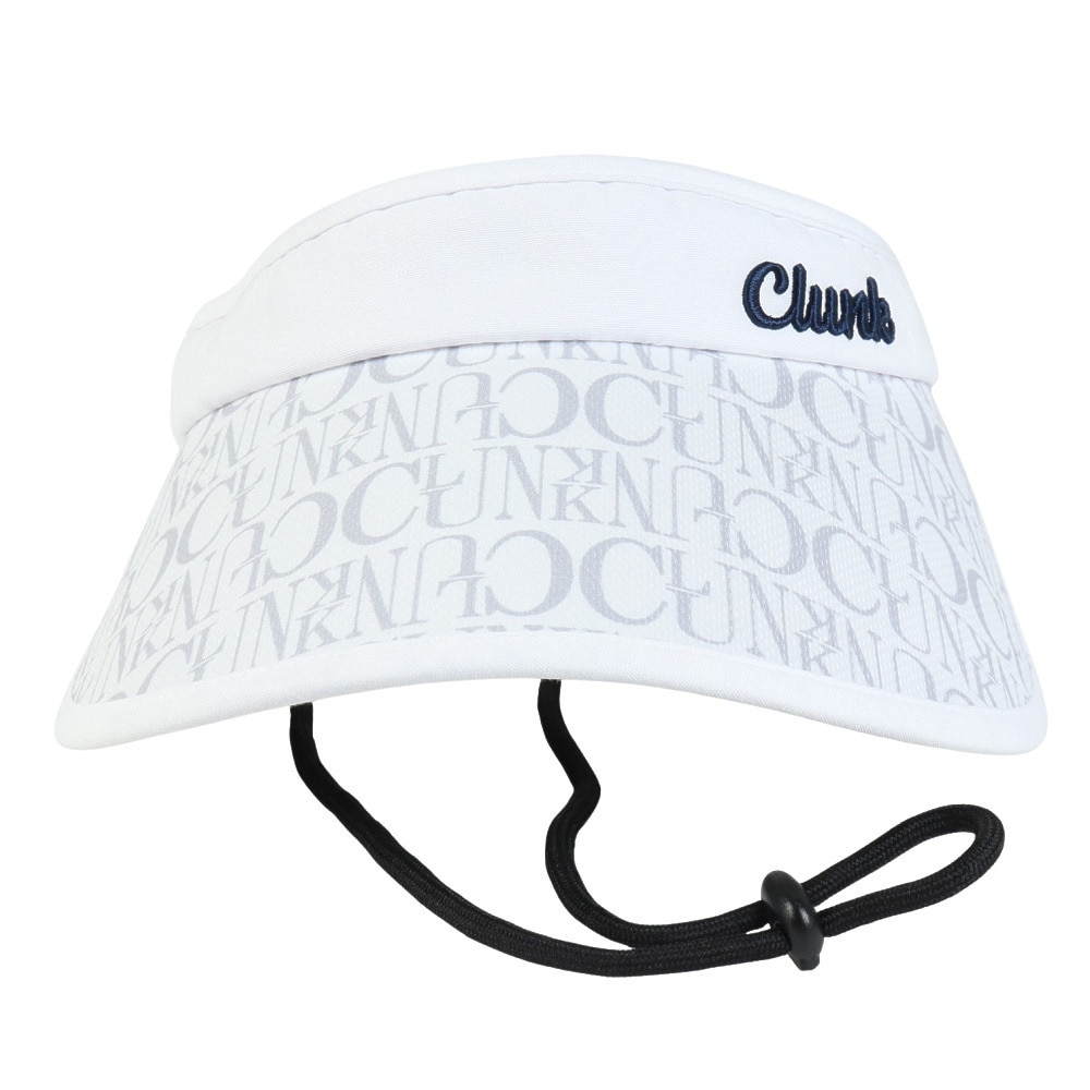 クランク（CLUNK）（レディース）ゴルフ シャンブレーワイドバイザー CL5TWD03 WHT