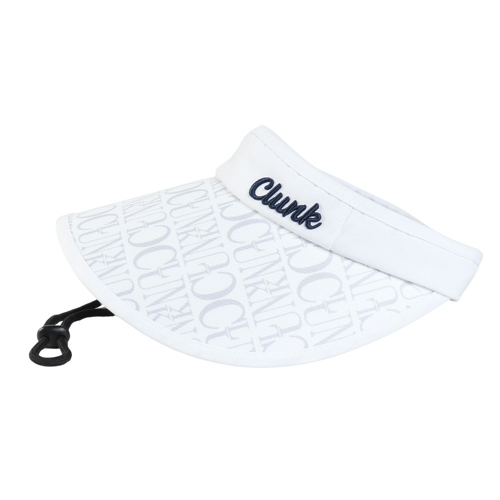 クランク（CLUNK）（レディース）ゴルフ シャンブレーワイドバイザー CL5TWD03 WHT