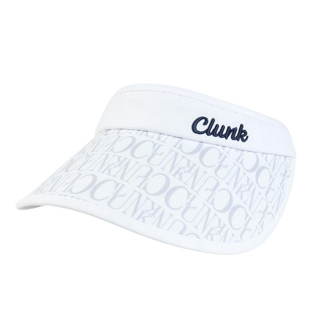 クランク（CLUNK）（レディース）ゴルフ シャンブレーワイドバイザー CL5TWD03 WHT