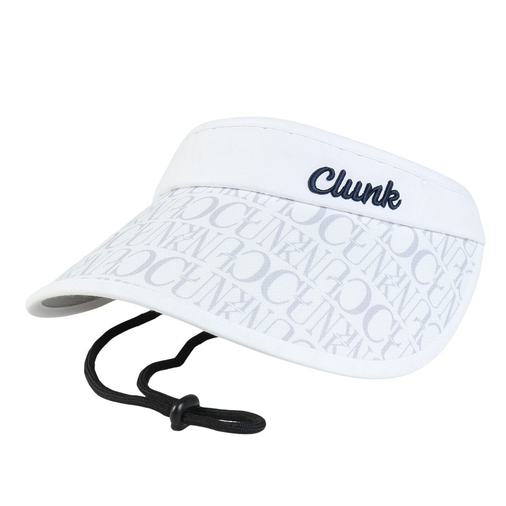 クランク（CLUNK）（レディース）ゴルフ シャンブレーワイドバイザー CL5TWD03 WHT