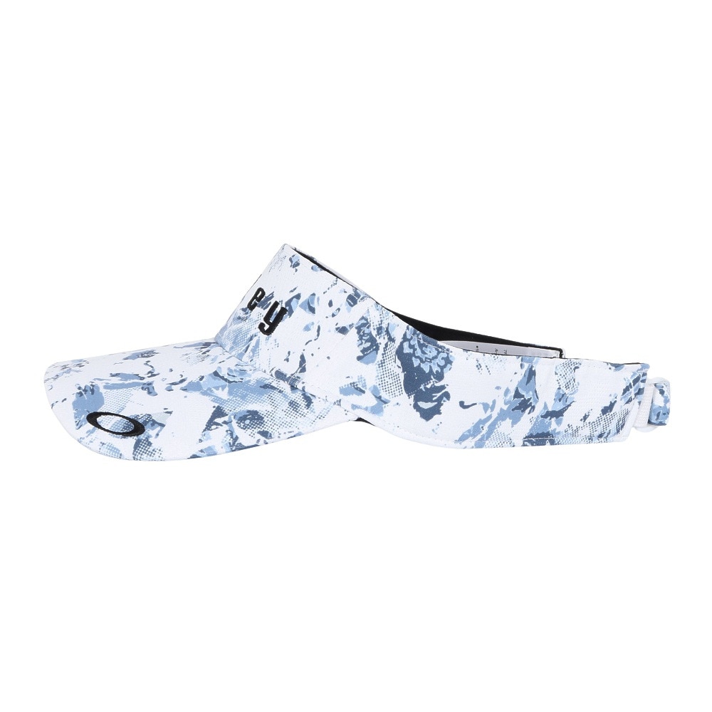 オークリー（OAKLEY）（レディース）ゴルフ 吸汗速乾 接触冷感 Elevate グラフィック サンバイザー 25.0 FOS800066-100