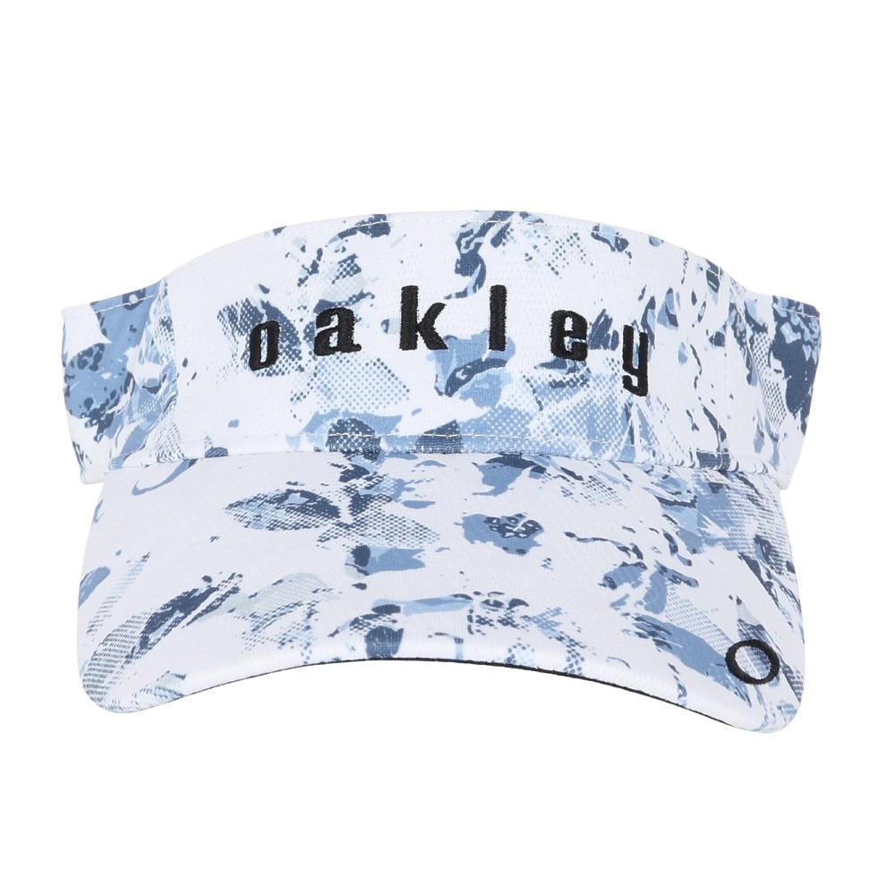 オークリー（OAKLEY）（レディース）ゴルフ 吸汗速乾 接触冷感 Elevate グラフィック サンバイザー 25.0 FOS800066-100